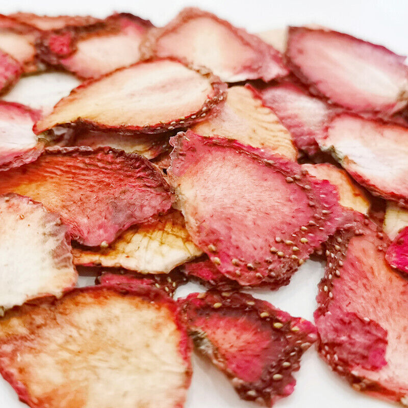 HelloYoung Strawberry slices Dried freeze-dried strawberries fancy fruit tea 17.6oz