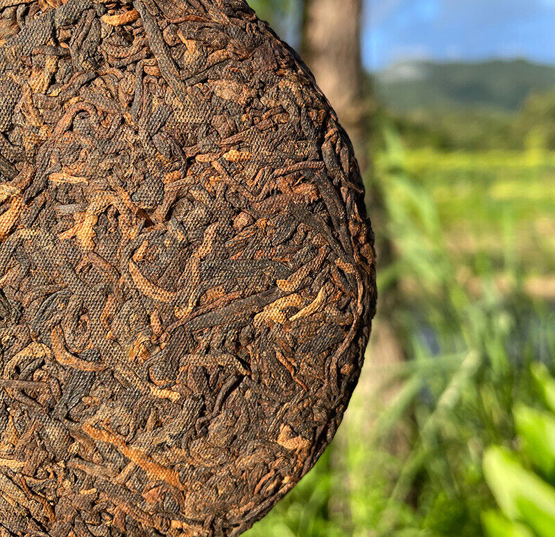 HelloYoung Brown Mountain Spring Tea Brown Mountain Ripe Tea Pu-erh Ripe Tea 100g