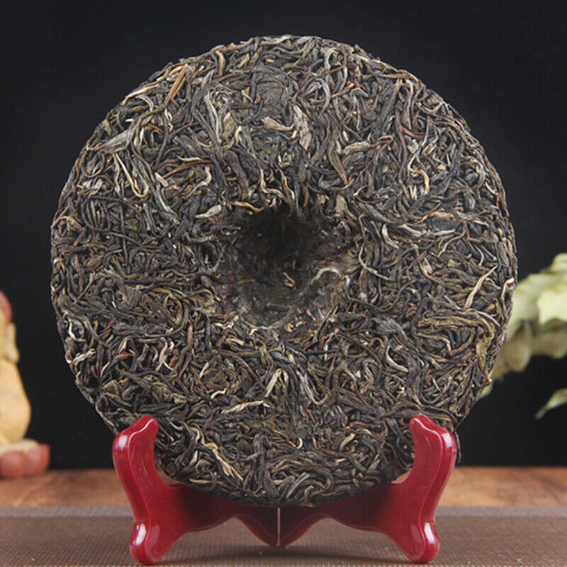HelloYoung 357g Top Pu'er Raw Tea Menghai Authentic Ancient Tree Pu-erh Tea Brick Green Tea