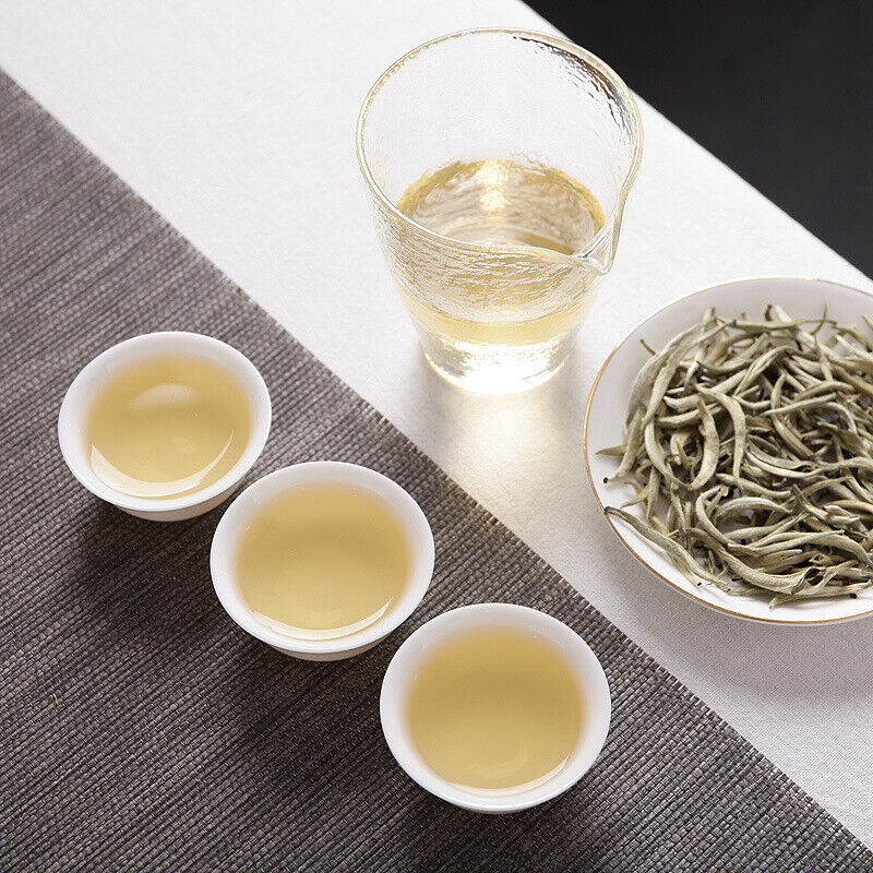 2024 Premium  Yunnan Pu'er Raw Baihao Yinzhen White Tea Loose Leaf 500g