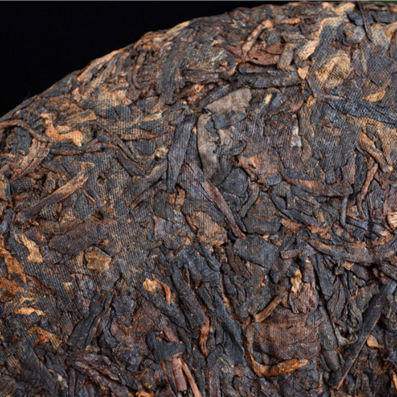 HelloYoung Yunnan Big Leaf Puerh Tea Cake Pu'er Ripe Tea 357g Top-Grade Chinese Dark Tea