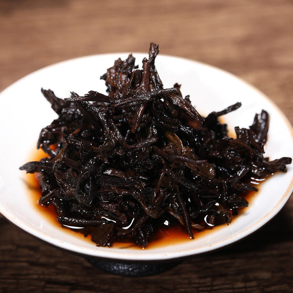 HelloYoung 357g Yunnan OldPanzhang Puerh Ripe Tea Cake Menghai Flavor Pure Material