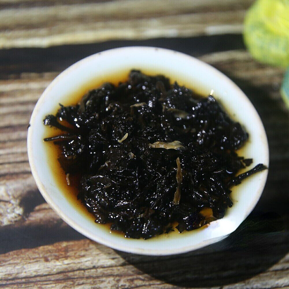 HelloYoung Yunnan Tuocha Tea Chrysanthemum Aroma Ripe Mini Pu Erh Tuo Cha Tea Laocang 2015