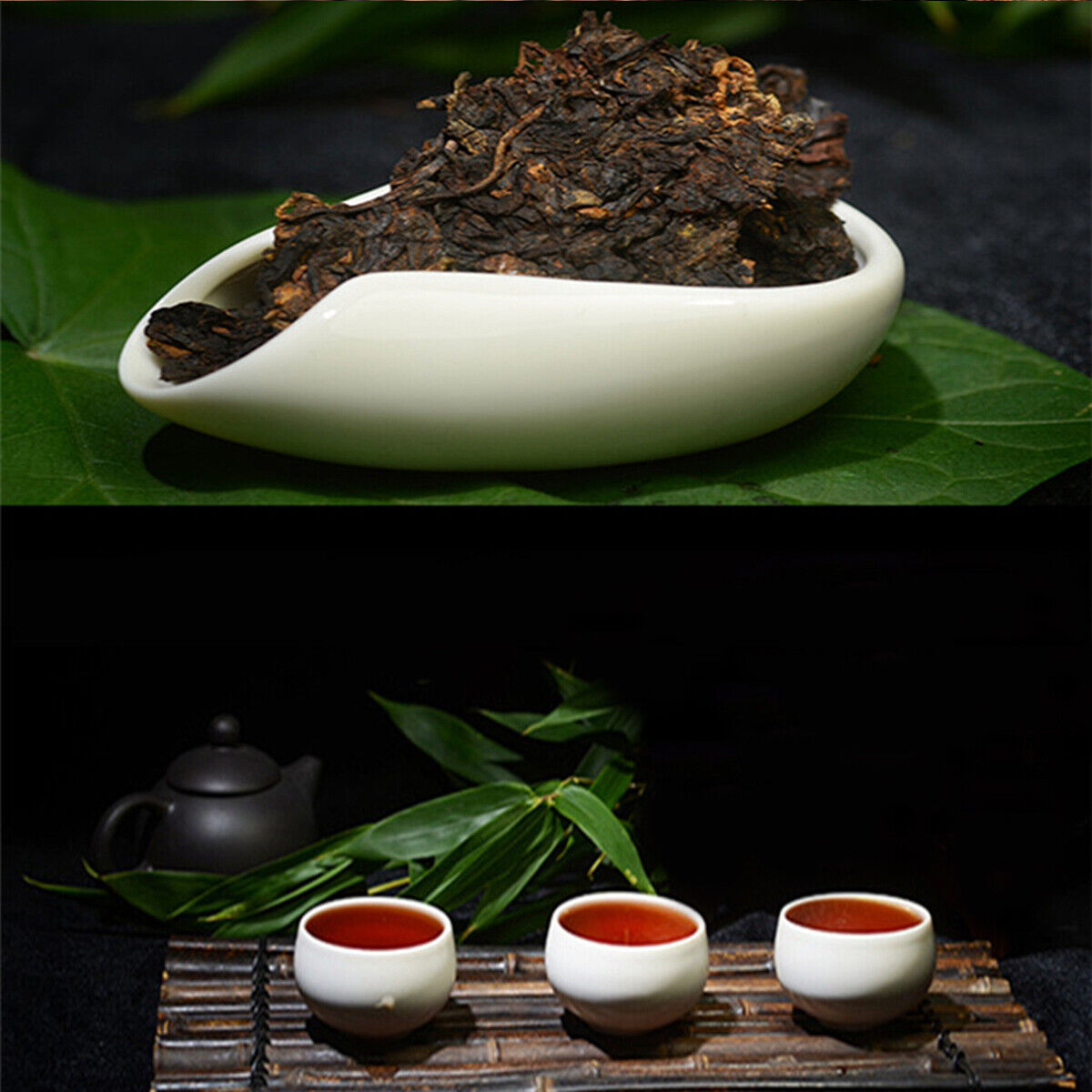 357g Pu-erh Gekochter Tee Kuchen Reifer Tee Große Original Shu Pu'er Tee China 茶