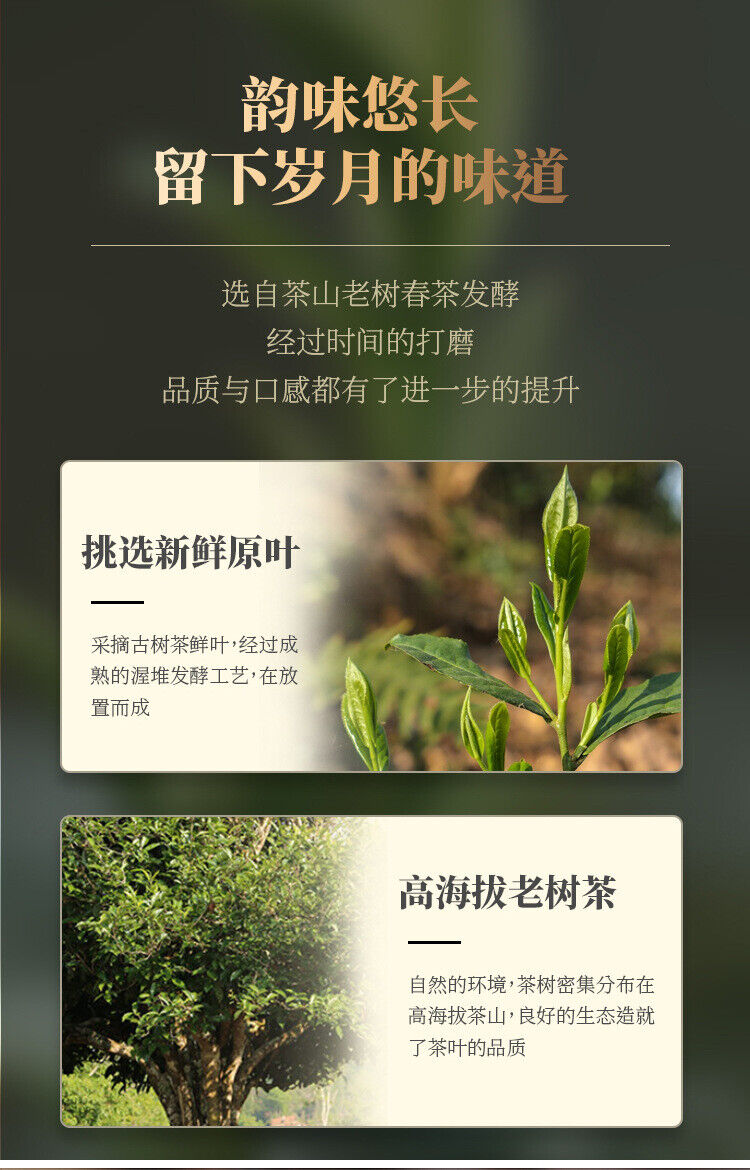 HelloYoung 100g/tuo Yunnan tea raw materials Pu'er Tuo tea Vouvou Tuo tea Menghai ripe tea