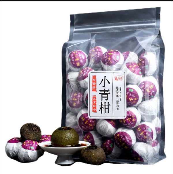 HelloYoung Xinhui Xiaoqingkang Pu'er tea 100g/250g/500g citrus tea raw sun-aged Yunnan ripe