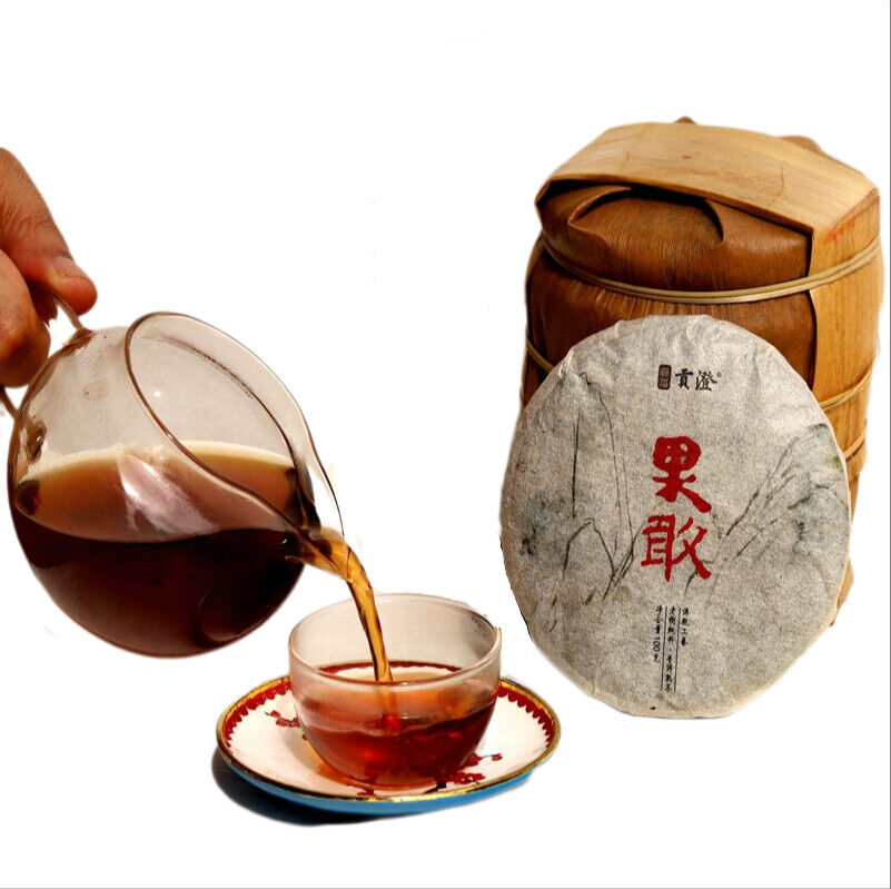 Kokang Puerh Ripe Tea Chen Xiang Puerh Ripe Tea Cake 100g/3.52oz
