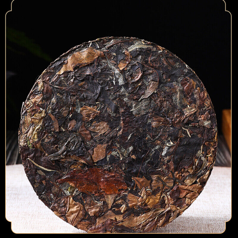 HelloYoung White Tea Cake Slimming Healthy Drink Natural 200g Yunnan Old White Tea Big Leaf Secondary image
