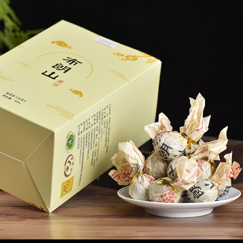HelloYoung Green Tea Menghai Dragon Ball Puerh Raw Tea 500g Premium Big Tree Pu'er Tuocha