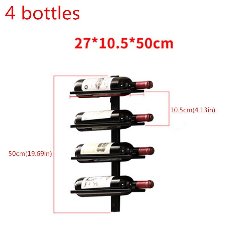 Red Wine Champagne Bottle Display Stand Rack Organizer Tilted/Straight Wine Rack