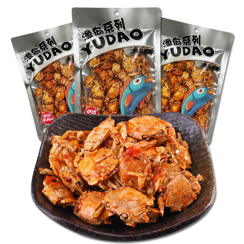 Spicy Crab Crispy Meat Crab Ready-to-eat 85g/Bag Cooked Snack Spicy Seafood Crab