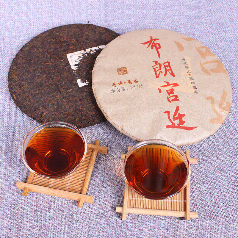 HelloYoung TeaCake Blang Palace Seven Cakes Quality Black Tea 357g Yunnan Ripe Puerh Tea