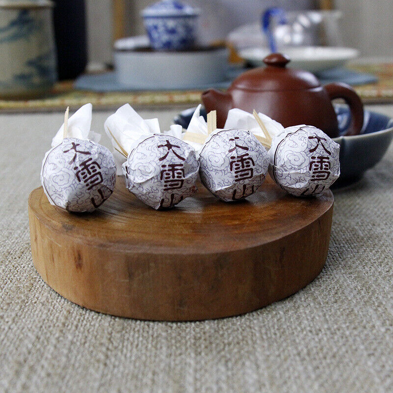 HelloYoung 500g Yunnan Lincang Daxueshan Pu'er tea ripe tea ancient dragon pearl tea ripe