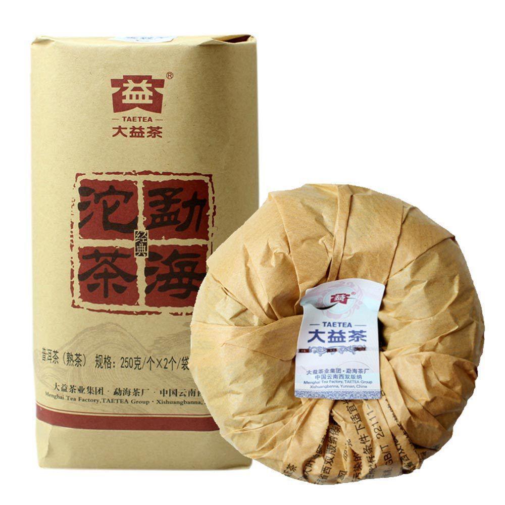 250g Shu Puerh Tea,TAETEA 2015 Batch 1501 Menghai Ripe Puer Tuocha Main image