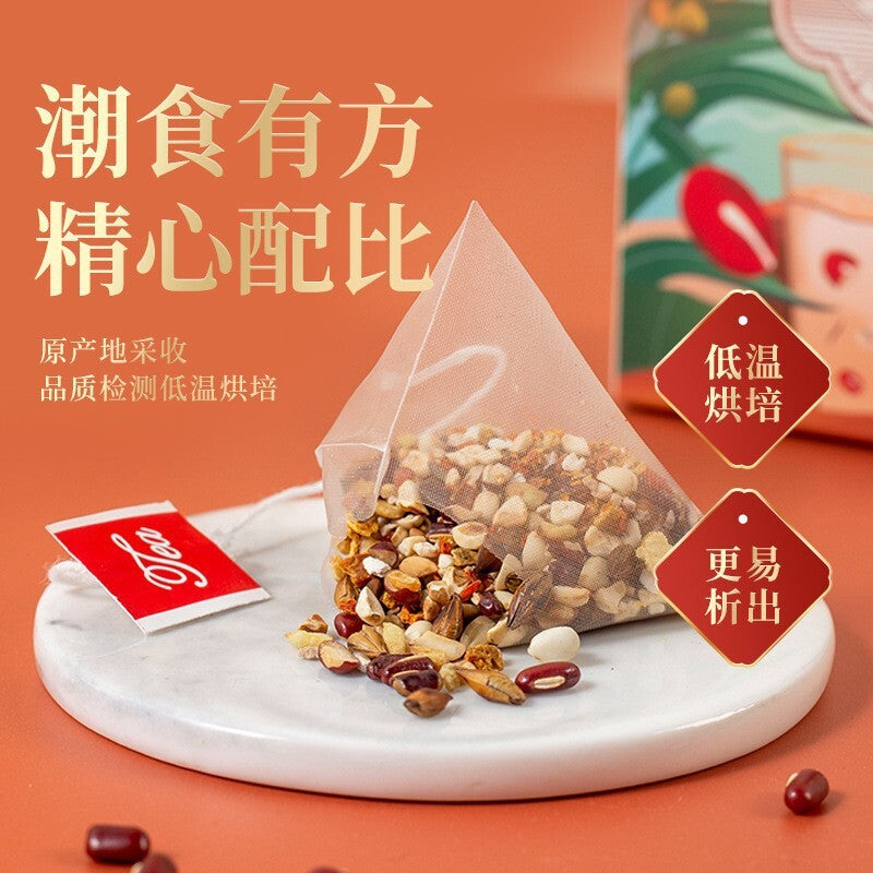 Detox Tea Red Bean Coix Herbal Blend for Dampness Relief Natural Flower Infusion