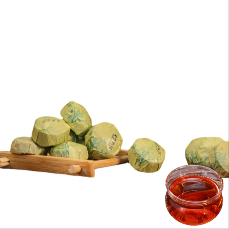HelloYoung Classic Puerh Ripe Tea Small Tuocha Original Taste Ancient Golden Tuo 500g/1.1lb