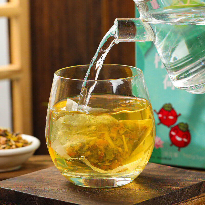 HelloYoung 150g Lemon Hawthorn Lotus Leaf Tea Non-fat Flow Tea Bags Infusion Healthy Tea