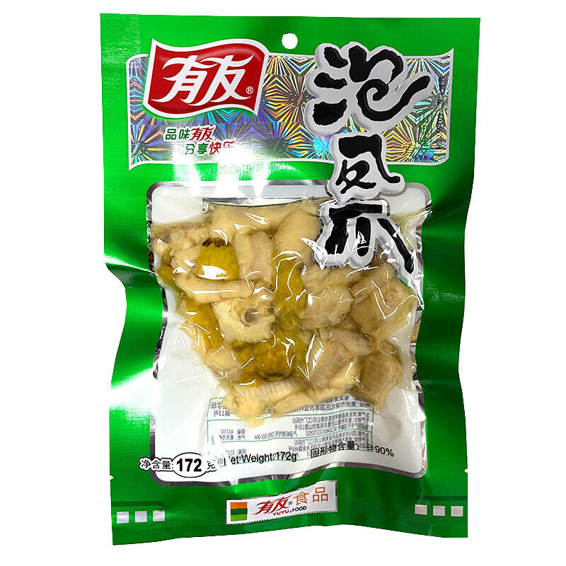 Youyou Pickled Pepper Chicken Feet Chongqing Specialty Snacks 有友泡椒凤爪泡凤爪重庆特产零食