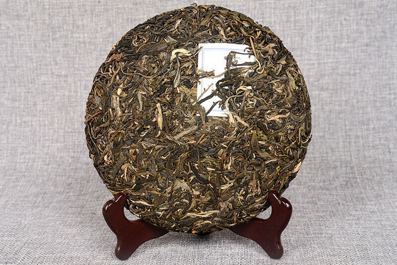 HelloYoung 357g Yunnan Pu-erh Raw Tea Cake Overlord Green Cake Menghai Seven Seeds Cake