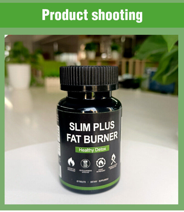 100% Authentic Organic Slim Plus Fat Burner healthy detox slimming capsule