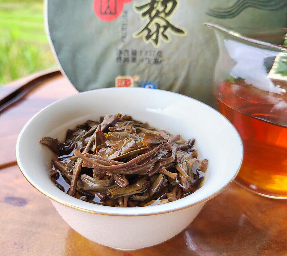 HelloYoung 357g Yunnan Old Raw Tea Pu'er Aged Gaoligongshan High Altitude Eco