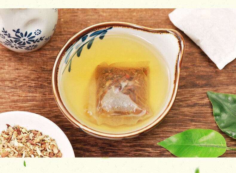 HelloYoung 150g Ginseng seven Tongluo tea vascular tea Ginkgo biloba tea health tea bag tea