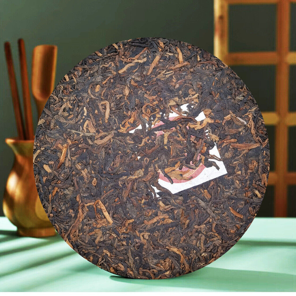 HelloYoung Heirloom Ripe Tea Brown Mountain Ripe Tea 357g Pu'er Tea Ripe Tea