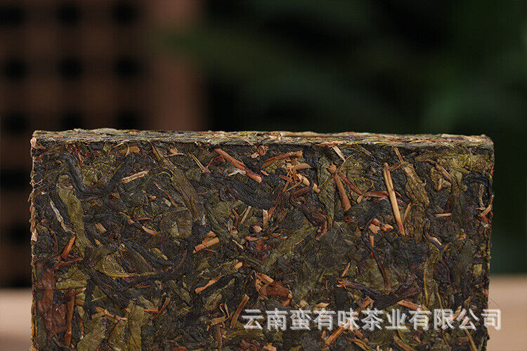 HelloYoung 250g Yunnan Pu'er Tea Xigui Golden Leaf Raw Brick Raw Tea Pu'er Tea Brick Tea