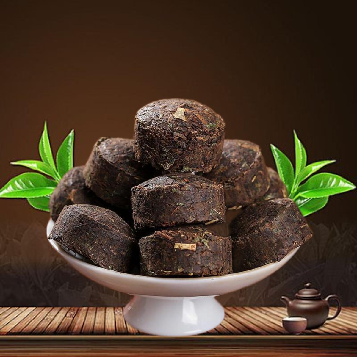 50g of China's top ripe Pu'er mini ultra-thin Tuo tea, experience luxury Secondary image