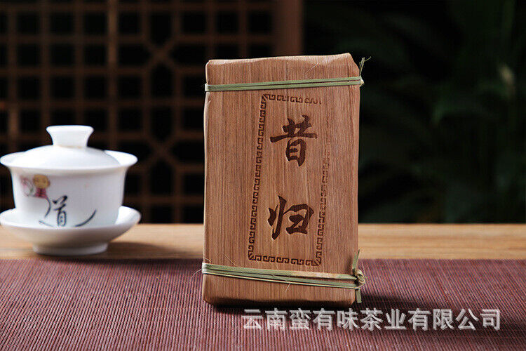 HelloYoung 250g Yunnan Pu'er Tea Xigui Golden Leaf Raw Brick Raw Tea Pu'er Tea Brick Tea
