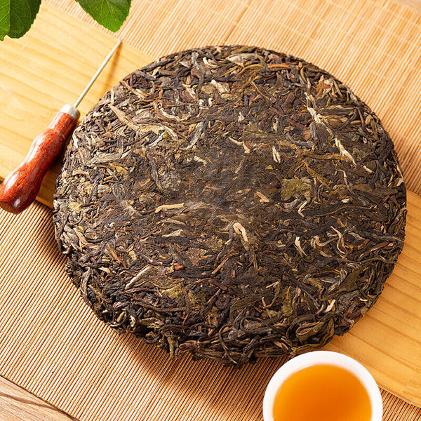 Puerh Raw Tea Baotang Laozhai 357g Pu-erh Tea Cake Pu'er Tea