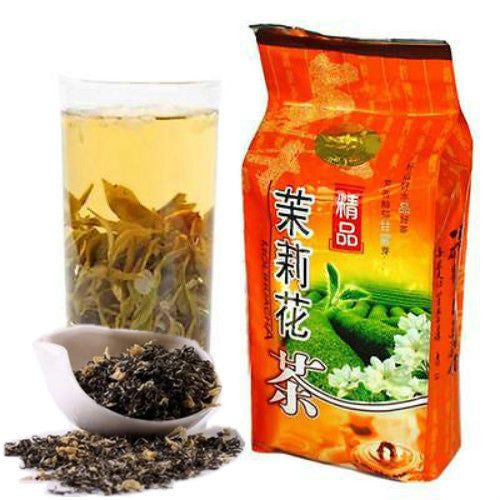 250g Chinese Organic Jasmine Tea Loose Leaf Natural Food Green Tea Flower Tea 茉莉 Main image