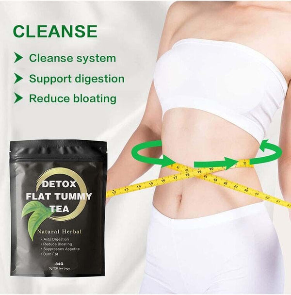 Detox Flat Tummy Tea Natural Organic Herb Skinny Belly Weight Loss Tea 3g*28bags