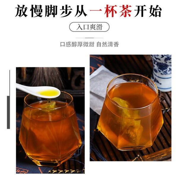 Bai Zhi Mint Herbal Tea with Houttuynia Chrysanthemum Clear Breathing Blend