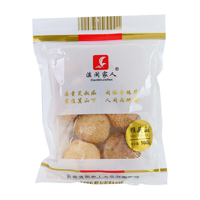 100g Yunnan Dried Lion's Mane Mushroom Natural Hericium Erinaceus