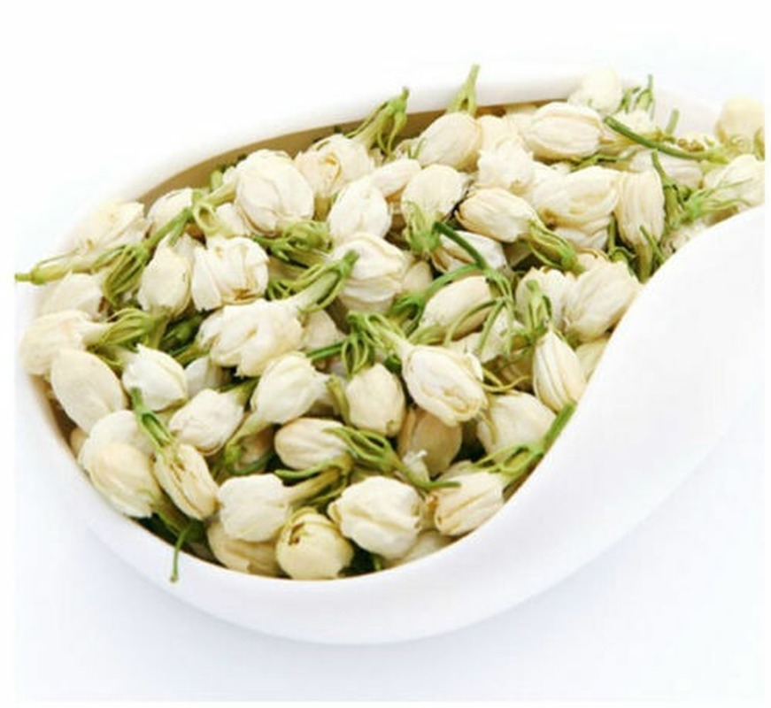 HelloYoung Ecology Food Organic Blooming Herbal Tea Loose Leaf Dried Jasmine Flower Tea 50g