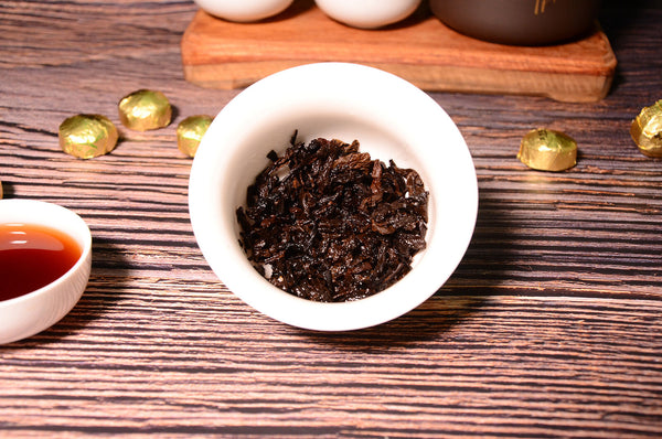 HelloYoung 500g Golden Classics Mini Tuocha Original Flavor Ripe Tea Yunnan Pu'er Tea