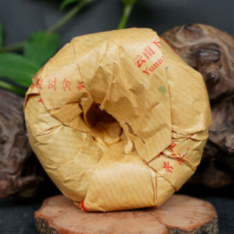 HelloYoung 100g Yunnan Shangpin Jinsi Gold Ribbon Tuo Cha Puer Xiaguan Pu'er Tea