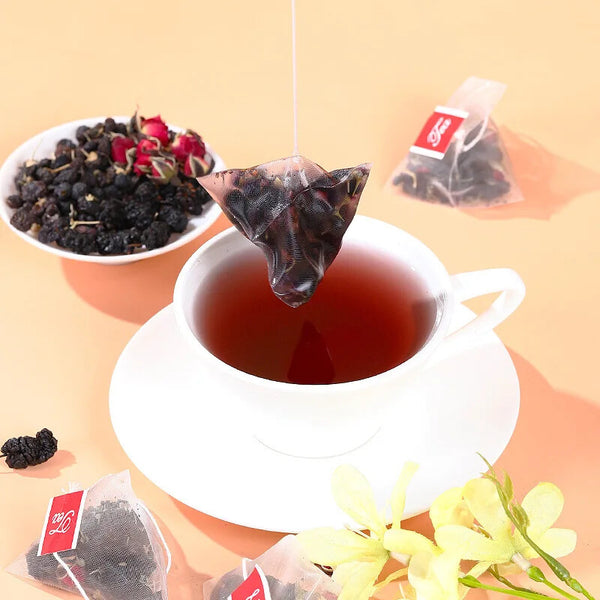 Goddess Beauty Drink Summer Fruity Sweet Tea Mulberry Rose Hibiscus Tea
