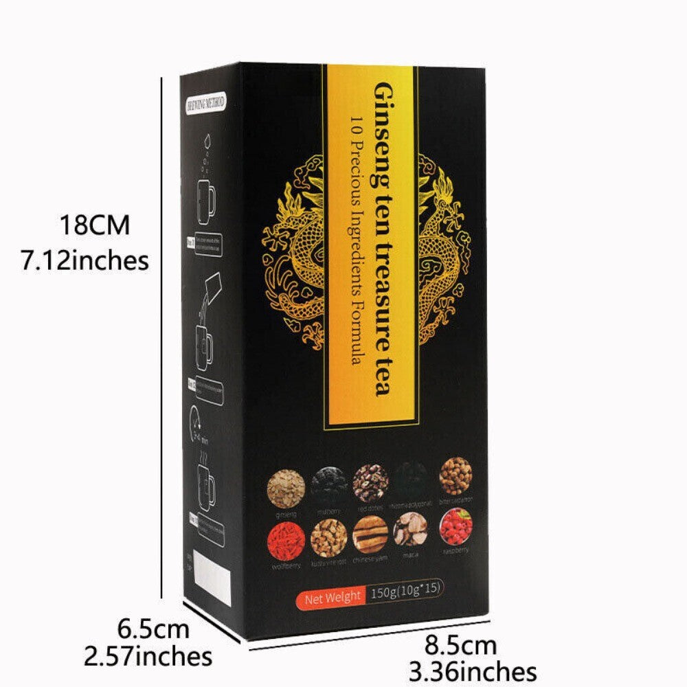 Kidney Health Tea Ginseng Ten Treasure Chinese Herbal
