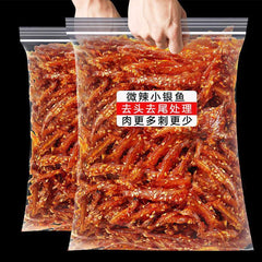 Spicy Silver Fish 500g Dried Small Fish Instant Chinese Specialty Seafood Snacks