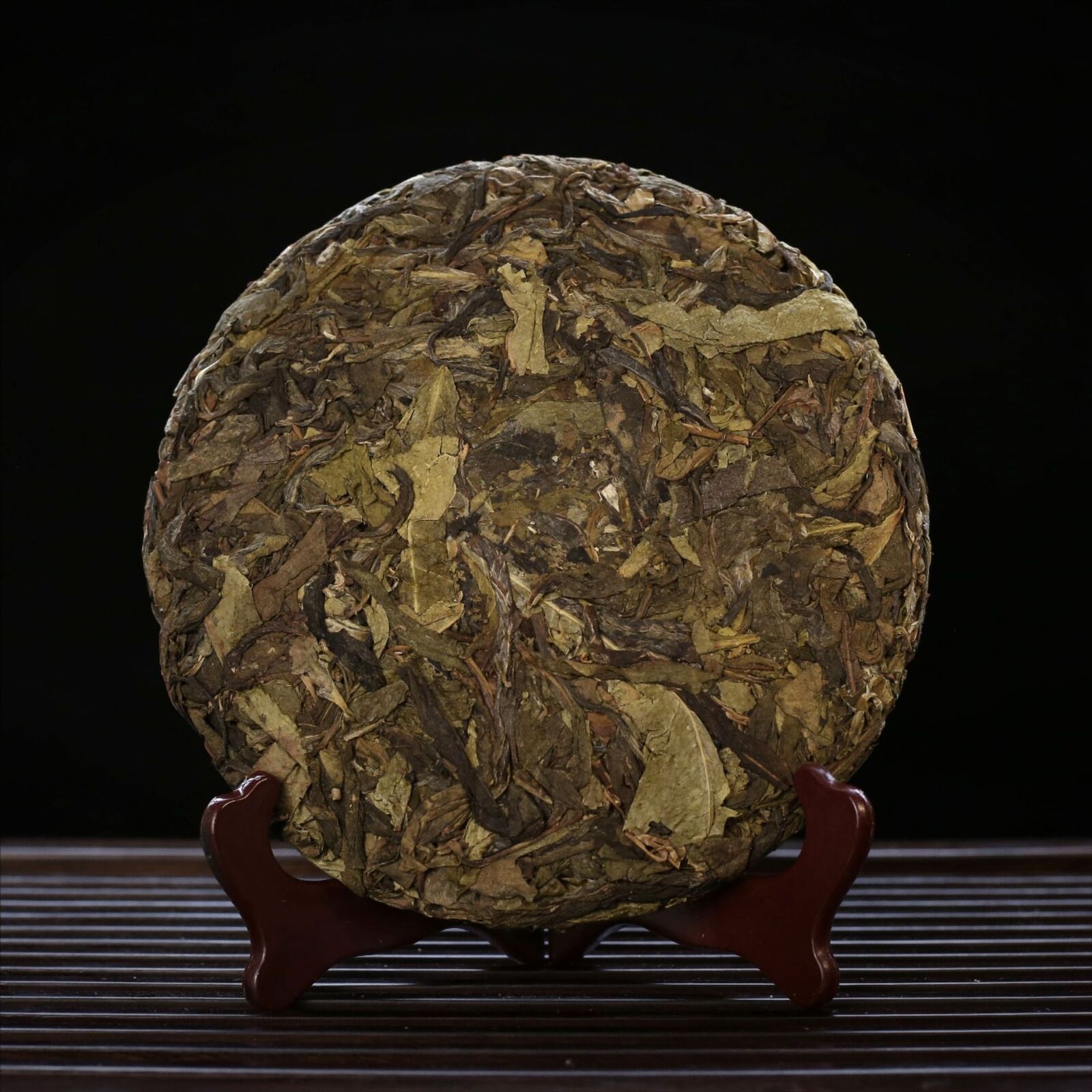 HelloYoung Lao Banzhang Golden Leaf Yellow Tablet Tea Yunnan Pu'er Tea Raw Tea 357g/12.59oz Secondary image