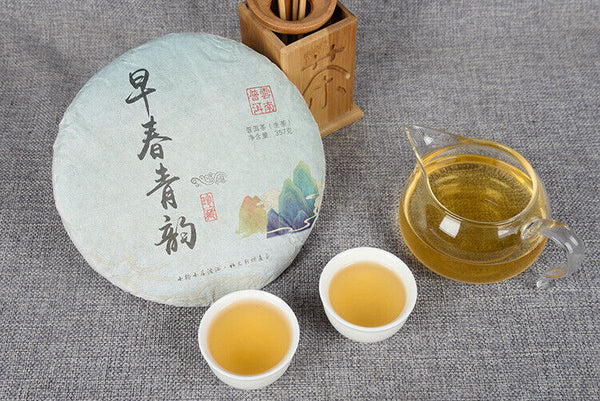 Pu'er Tea  Spring Tea Ancient Tree Tea Yunnan Seven Seed Cake Tea 357g