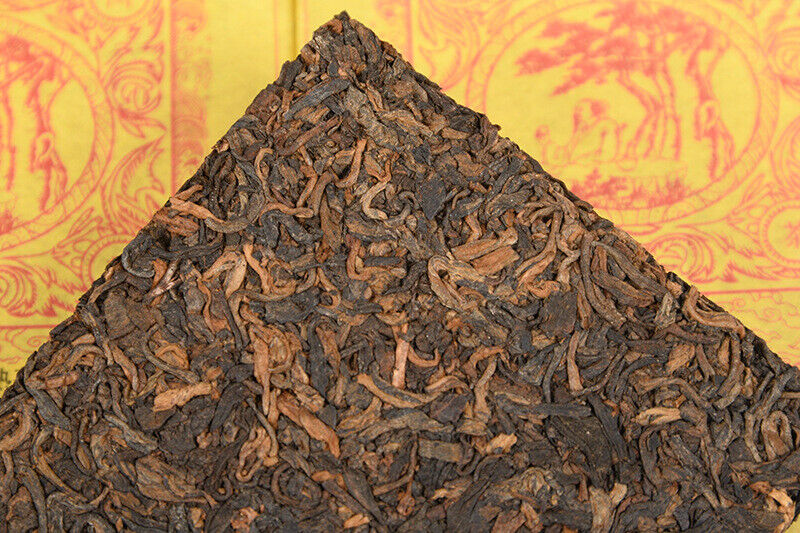HelloYoung Yunnan Pu'er Ripe Tea Golden Bud Ripe Tea Brick 250g