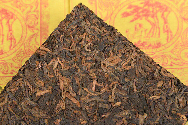 HelloYoung Yunnan Pu'er Ripe Tea Golden Bud Ripe Tea Brick 250g