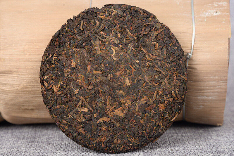 HelloYoung Yunnan Tea  Ripe Puerh Tea 100g Old Puerh Ripe Tea Cake