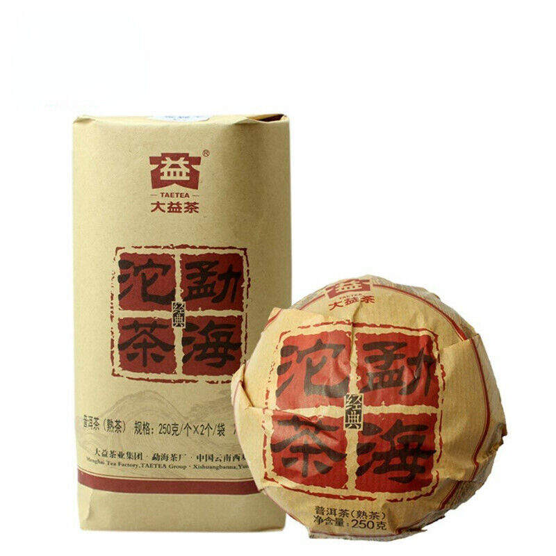 HelloYoung 250g Batch 1501 Menghai Shu Puer Tea Ripe Pu-erh Tuocha