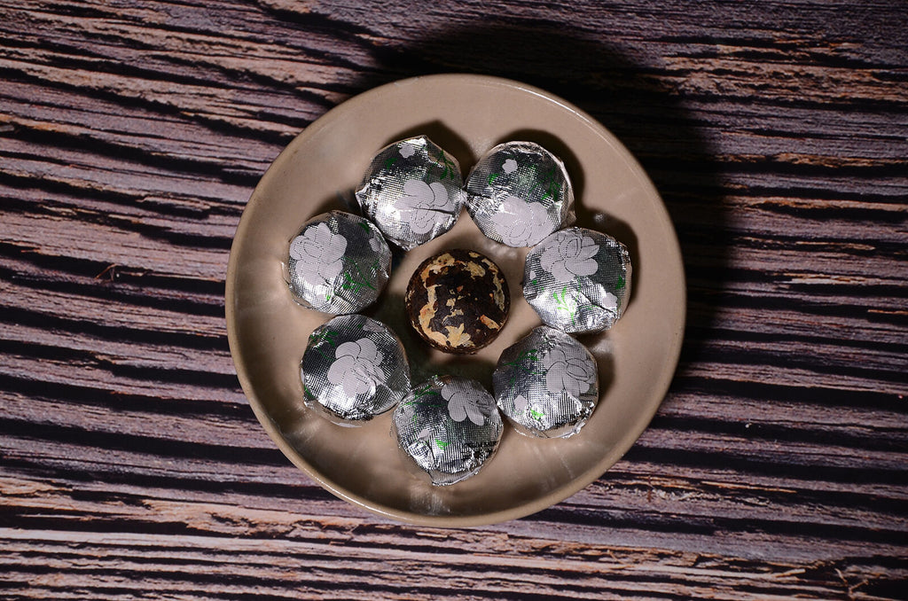 HelloYoung Yunnan Small Tuo Tea Jasmine Mini Small Tuo Tea Puerh  Ripe Tea 500g