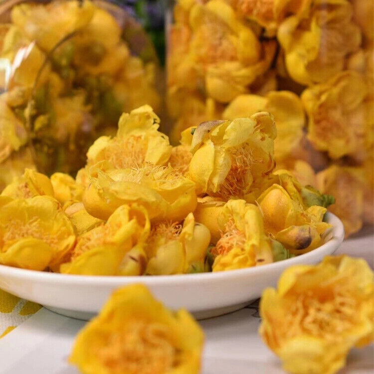 Jin Cha Hua Healthy Bulk Tea Chinese Herbal Tea Flower Golden Camellia Tea 50g Secondary image