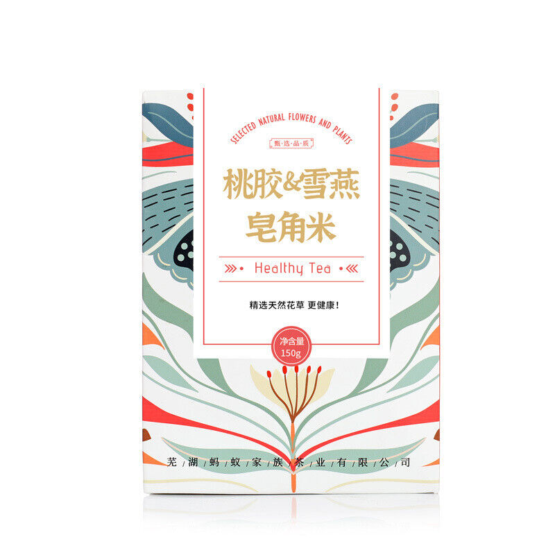 HelloYoung 15g*10 small packaging boxes peach gum soap horn rice snow swallow combination Main image